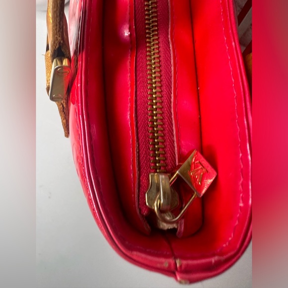 Louis Vuitton Authentic Monogram Vernis Houston M9135F Pink CA1022 - Picture 10 of 17